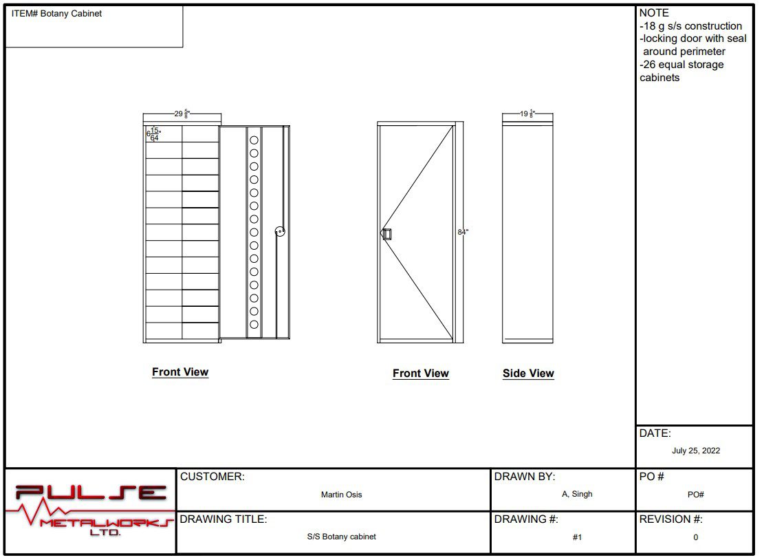 Fungarium Cabinet